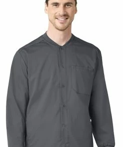 WonderWink Men's Snap Front Jacket