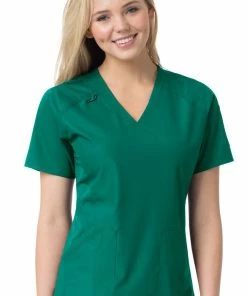 Carhartt Women's Multi Pocket V-Neck Solid Scrub Top