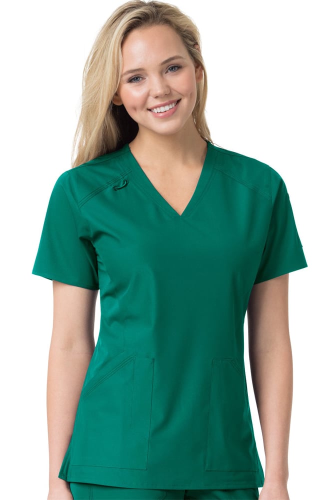 Carhartt Women's Multi Pocket V-Neck Solid Scrub Top 3 Carhartt Women's Multi Pocket V-Neck Solid Scrub Top