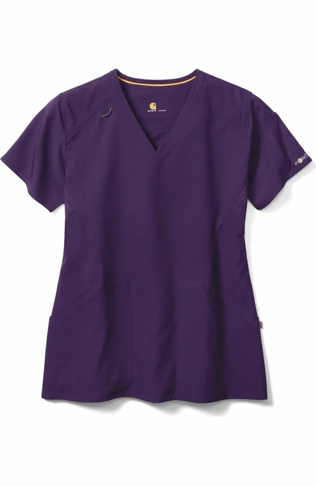 Carhartt Clearance Women's Multi Pocket V-Neck Solid Scrub Top