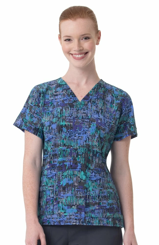 Carhartt Clearance Women's Interwoven Print Scrub Top