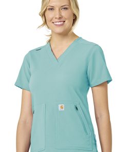 Carhartt Women's Zip Pocket Scrub Top