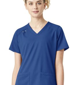 Carhartt Clearance Women's Comfort V-Neck Utility Solid Scrub Top