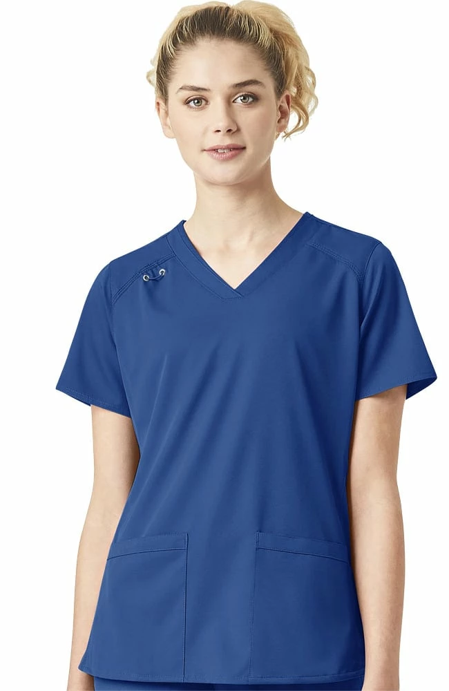 Carhartt Clearance Women's Comfort V-Neck Utility Solid Scrub Top