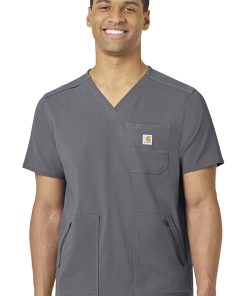 Carhartt Men's Zip Pocket Scrub Top