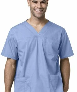 Carhartt Clearance Men's Multi-Pocket Solid Scrub Top