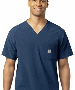Carhartt Clearance Men's Raglan Solid Scrub Top