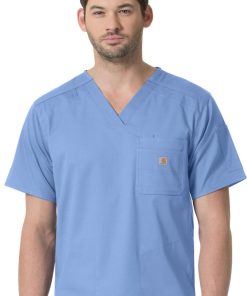 Carhartt Clearance Men's Slim Fit Pocket Solid Scrub Top