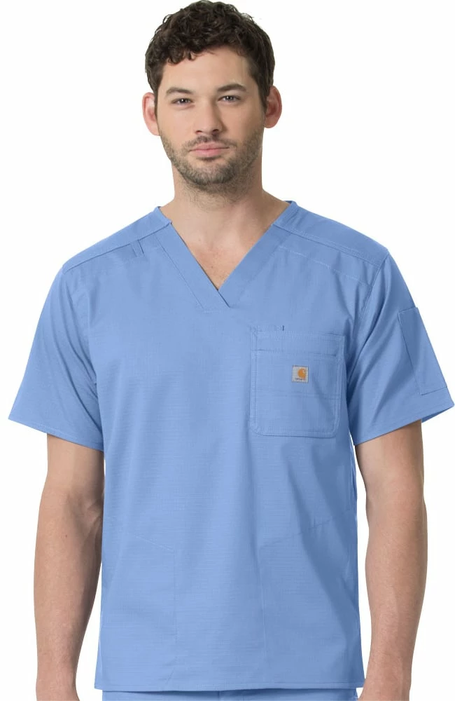 Carhartt Clearance Men's Slim Fit Pocket Solid Scrub Top
