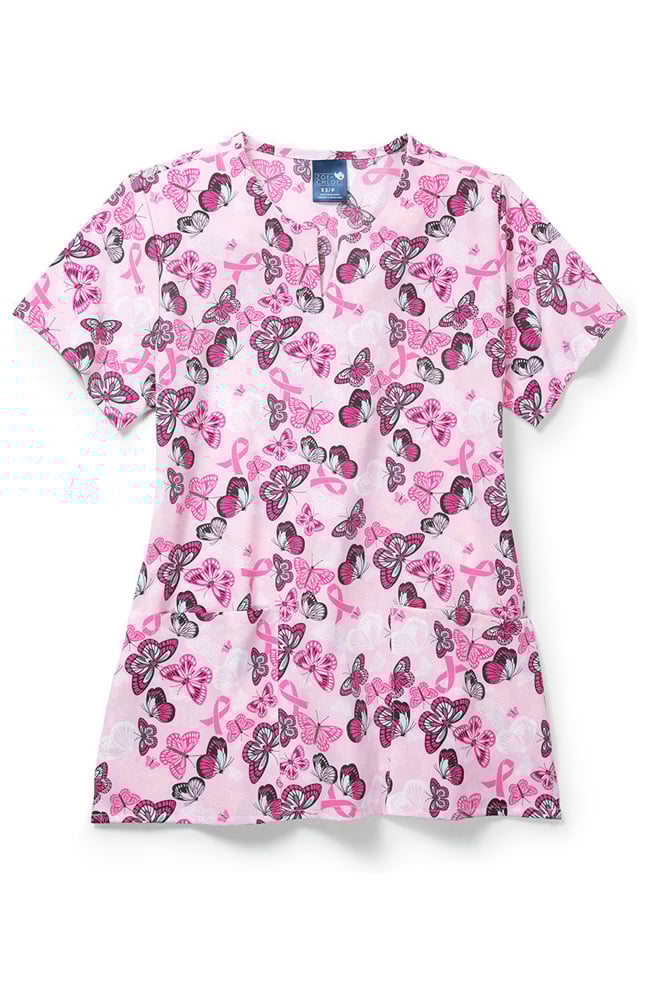 Clearance Women's Notch Neck Soaring Strength Print Scrub Top Zoe And Chloe Clearance Women's Notch Neck Soaring Strength Print Scrub Top -Silverts-shop 1 wk z16213 printclearancesrt 650