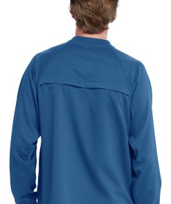 Grey's Anatomy Clearance Men's Snap Front Raglan Sleeve Solid Scrub Jacket -Silverts-shop 2 bc 0406 clearance 650