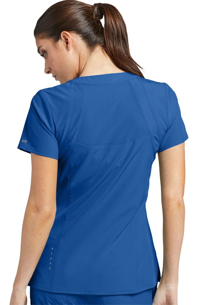 Barco One Clearance Women's V-Neck Solid Scrub Top - Image 2