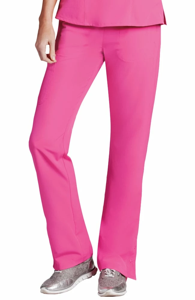 Barco One Clearance Women's Knit Waistband Cargo Track Scrub Pant - Image 2