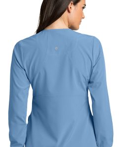 Barco One Women's Cadence Solid Scrub Jacket 3 Barco One Women's Cadence Solid Scrub Jacket -Silverts-shop 2 bc 5409 650
