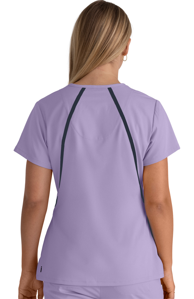 Women's V-Neck Solid Scrub Top Grey's Anatomy Women's V-Neck Solid Scrub Top -Silverts-shop 2 bc 7188 650