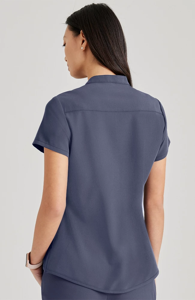 Barco Uniforms Barco Unify Women's Henley Tuck-In Scrub Top - Image 2