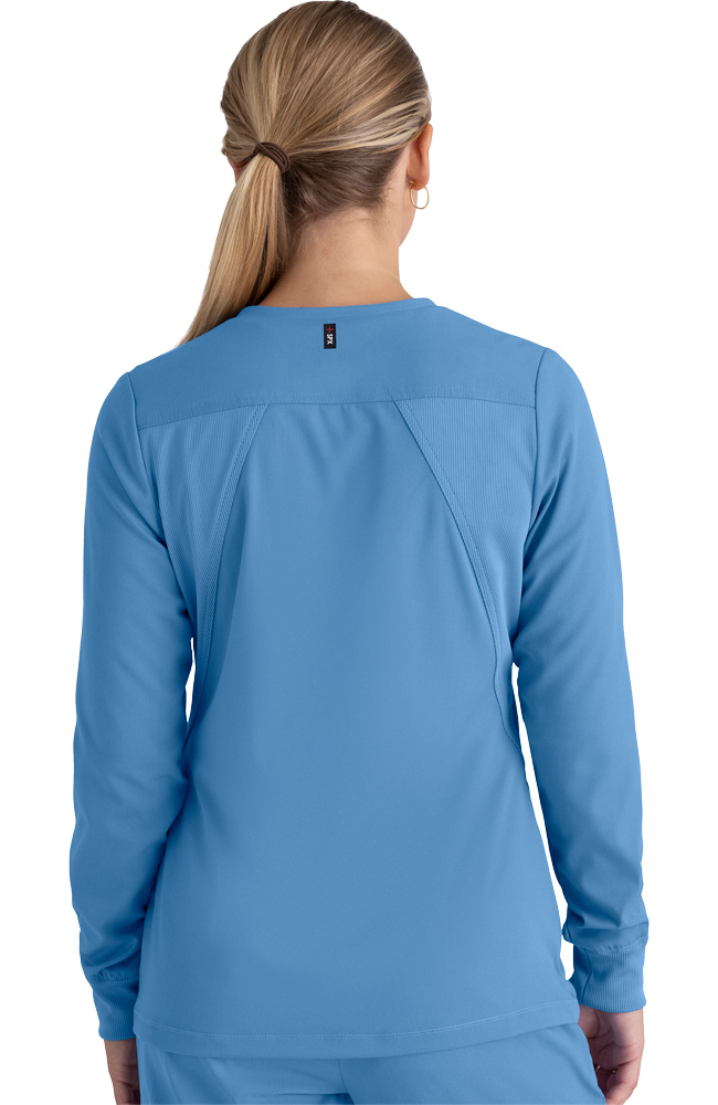 Women's Gianna Warm-Up Scrub Jacket Grey's Anatomy Women's Gianna Warm-Up Scrub Jacket -Silverts-shop 2 bc grsw873 650