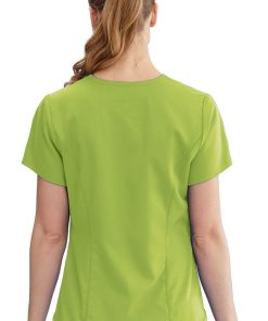 Grey's Anatomy Clearance Women's Avana Solid Scrub Top -Silverts-shop 2 bc grt122 clearance 650