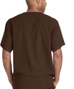 Alternative view of Skechers Clearance Men's Structure V-Neck Chest Pocket Solid Scrub Top