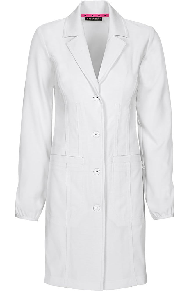 Heartsoul Women's Notched Lapel 34" Lab Coat 4 Heartsoul Women's Notched Lapel 34" Lab Coat - Image 2