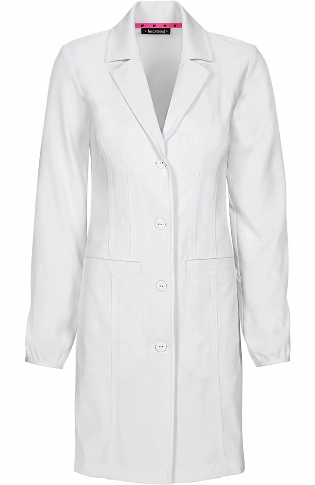 Heartsoul Women's Notched Lapel 34" Lab Coat - Image 2
