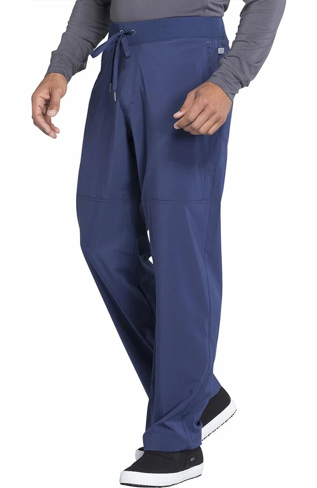 Cherokee Clearance Men's Tapered Leg Knit Waistband Drawstring Scrub Pant - Image 2