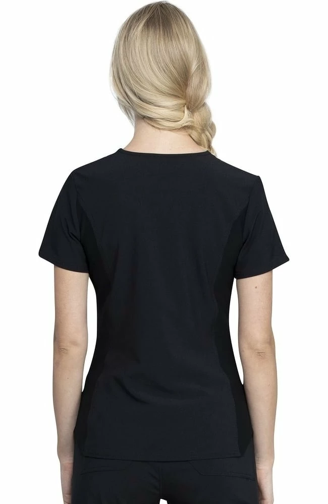 Cherokee Clearance Women's Two Times The Fun Print Scrub Top - Image 2