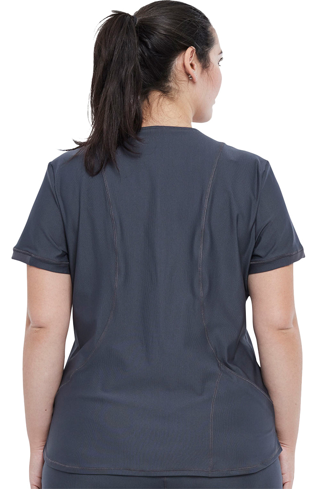 Women's V-Neck Solid Scrub Top Cherokee Women's V-Neck Solid Scrub Top -Silverts-shop 2 ck ck723 650