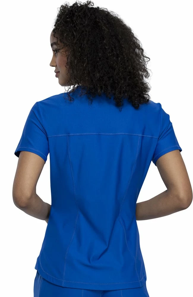 Cherokee Clearance Women's Crew Neck Solid Scrub Top - Image 2