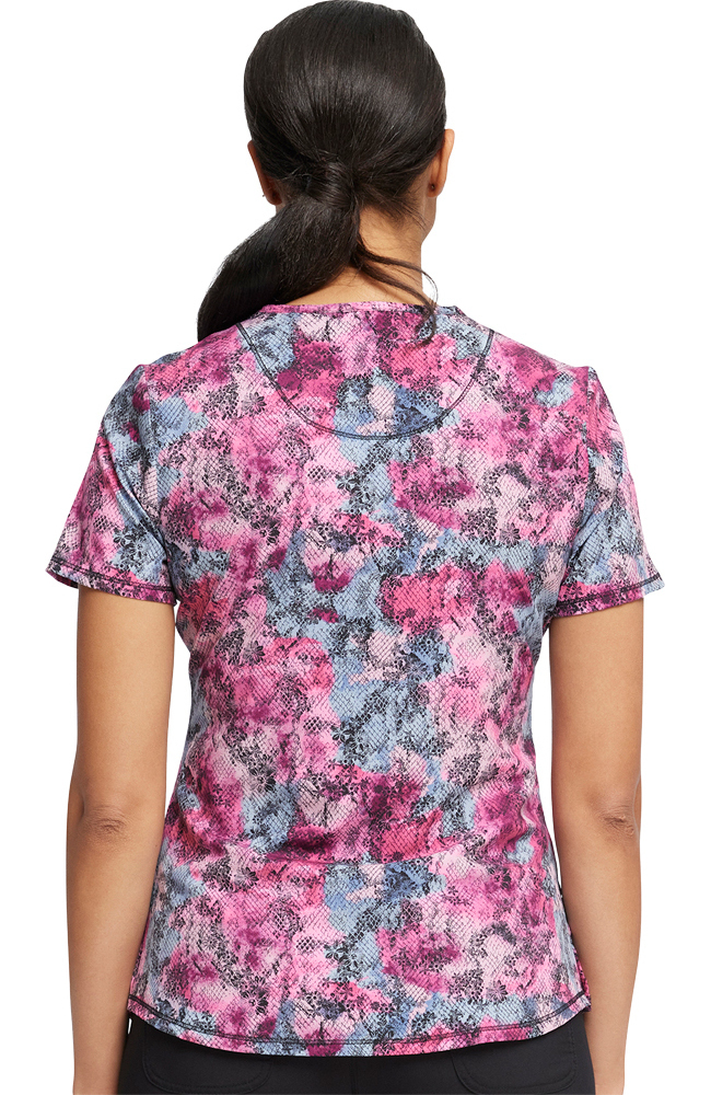 Women's Hiss Or Miss Print Scrub Top Cherokee Women's Hiss Or Miss Print Scrub Top -Silverts-shop 2 ck ck880 print 650