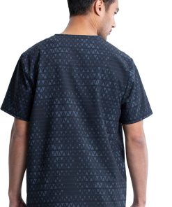 Cherokee Clearance Men's Tri It Out Print Scrub Top 3 Cherokee Clearance Men's Tri It Out Print Scrub Top -Silverts-shop 2 ck ck920 printclearance 650 2
