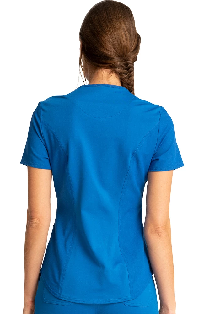 Cherokee Clearance Women's Zip Front Scrub Top - Image 2