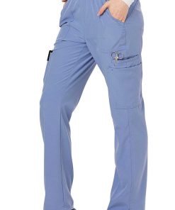Heartsoul Clearance Women's Drawn To Love Low Rise Cargo Scrub Pant -Silverts-shop 2 ck hs020 clearance 650