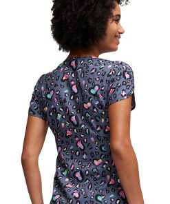 Heartsoul Women's Leopard Sweetheart Print Top 3 Heartsoul Women's Leopard Sweetheart Print Top -Silverts-shop 2 ck hs643 print 650