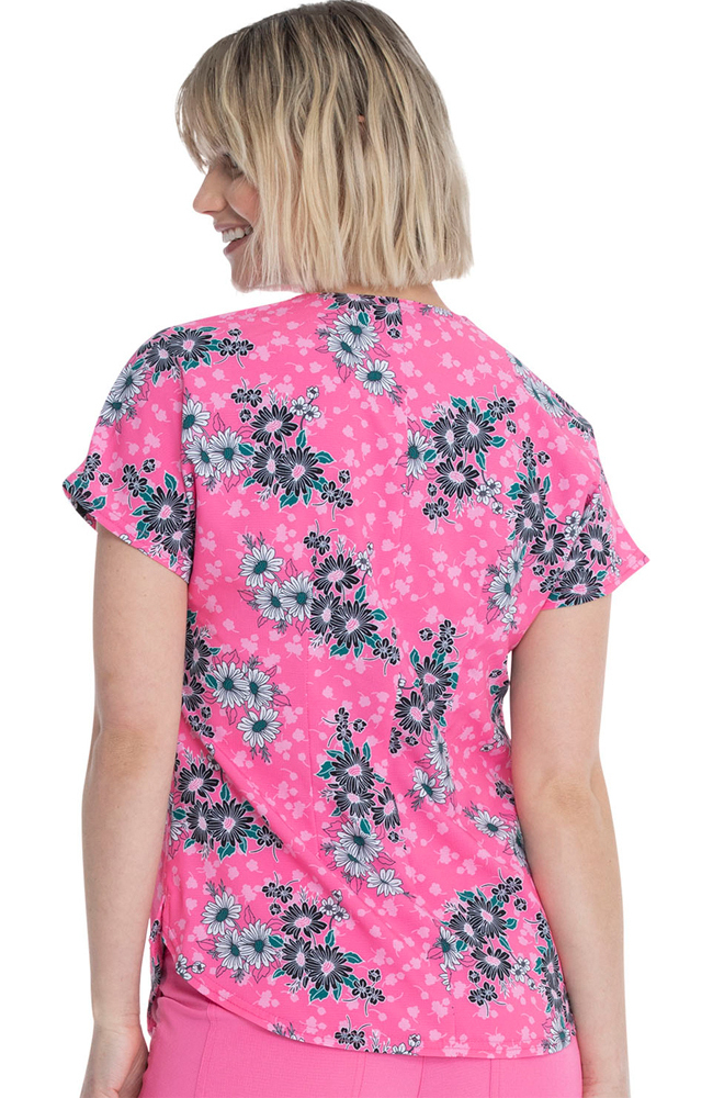 Clearance Women's Daisy Dreamer Print Scrub Top Heartsoul Clearance Women's Daisy Dreamer Print Scrub Top -Silverts-shop 2 ck hs686 printclearance 650