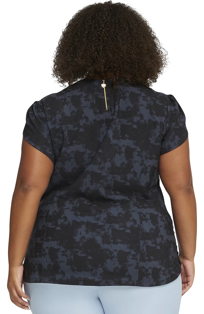 Heartsoul Clearance Women's Magic Begins Within Print Scrub Top - Image 2