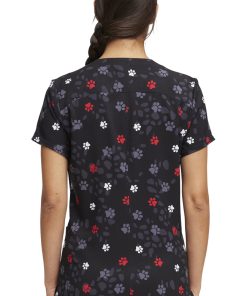 Heartsoul Women's Who Needs You Print Scrub Top -Silverts-shop 2 ck hs794 print 650