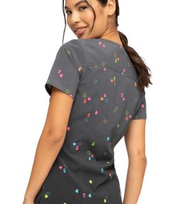 Heartsoul Clearance Women's Pineapple Pop Print Scrub Top 3 Heartsoul Clearance Women's Pineapple Pop Print Scrub Top -Silverts-shop 2 ck hs821 printclearance 650