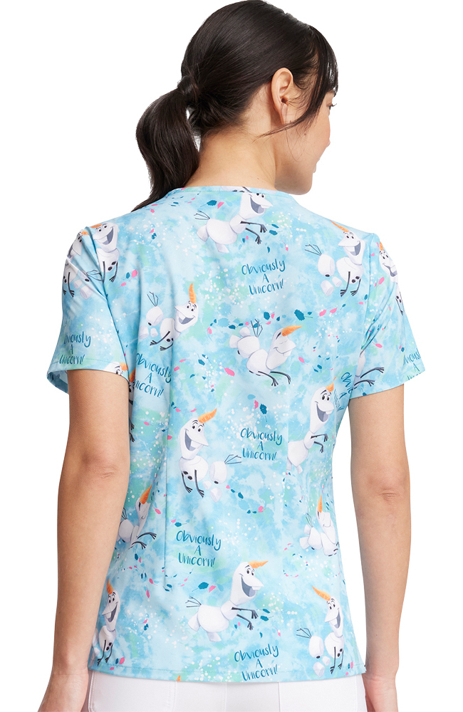 Women's Obviously A Unicorn Print Scrub Top Cherokee Women's Obviously A Unicorn Print Scrub Top -Silverts-shop 2 ck tf610 print 650