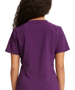 Cherokee Women's Sisters Print Scrub Top -Silverts-shop 2 ck tf627 print 650 3