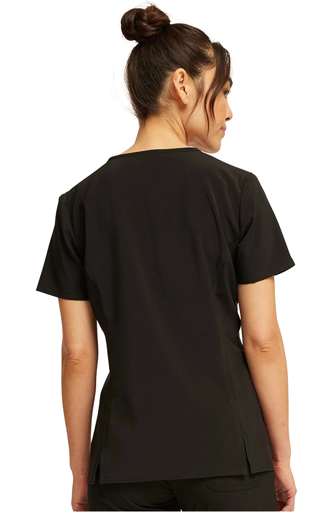 Cherokee Women's Dug The Dog Print Scrub Top - Image 2