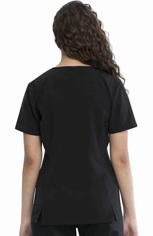 Cherokee Clearance Women's Battle Of The Bands Print Scrub Top - Image 2