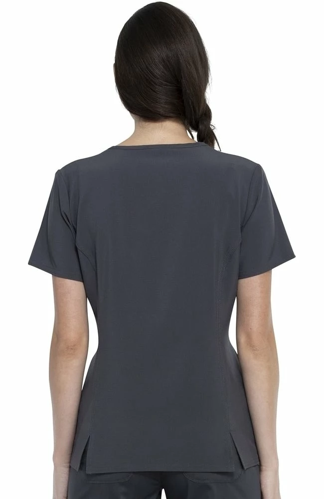 Cherokee Clearance Women's Musical Genius Print Scrub Top - Image 2