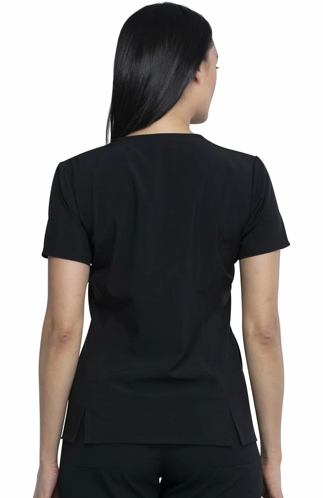 Cherokee Clearance Women's Enchanted Print Scrub Top - Image 2