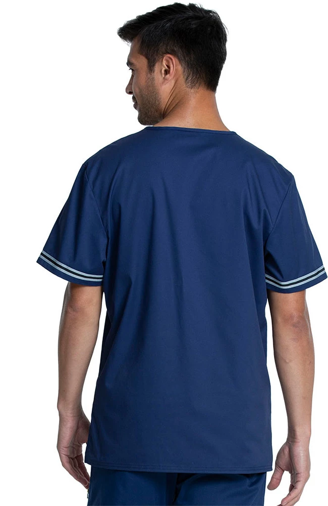 Cherokee Clearance Men's Gotham City™ Print Scrub Top - Image 2