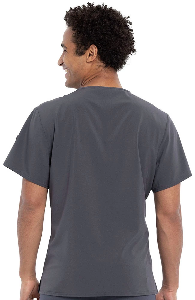 Cherokee Clearance Men's Mandalorian Print Scrub Top - Image 2