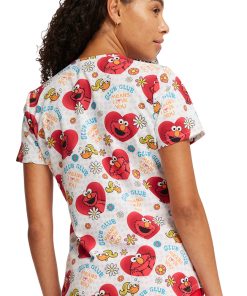 Cherokee Women's Glub Glub Print Scrub Top 3 Cherokee Women's Glub Glub Print Scrub Top -Silverts-shop 2 ck tf737 print 650