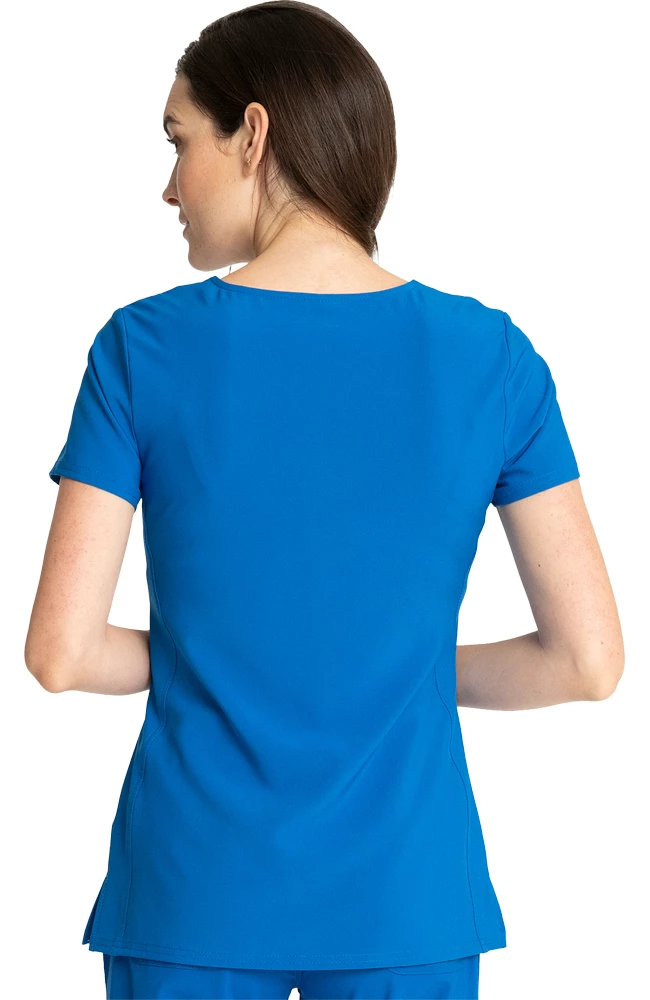 Cherokee Clearance Women's To The Rescue Print Scrub Top - Image 2