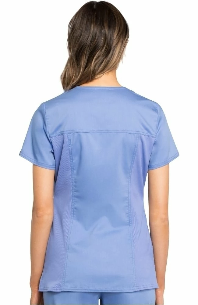 Cherokee Workwear Women's V-Neck Solid Scrub Top - Image 2