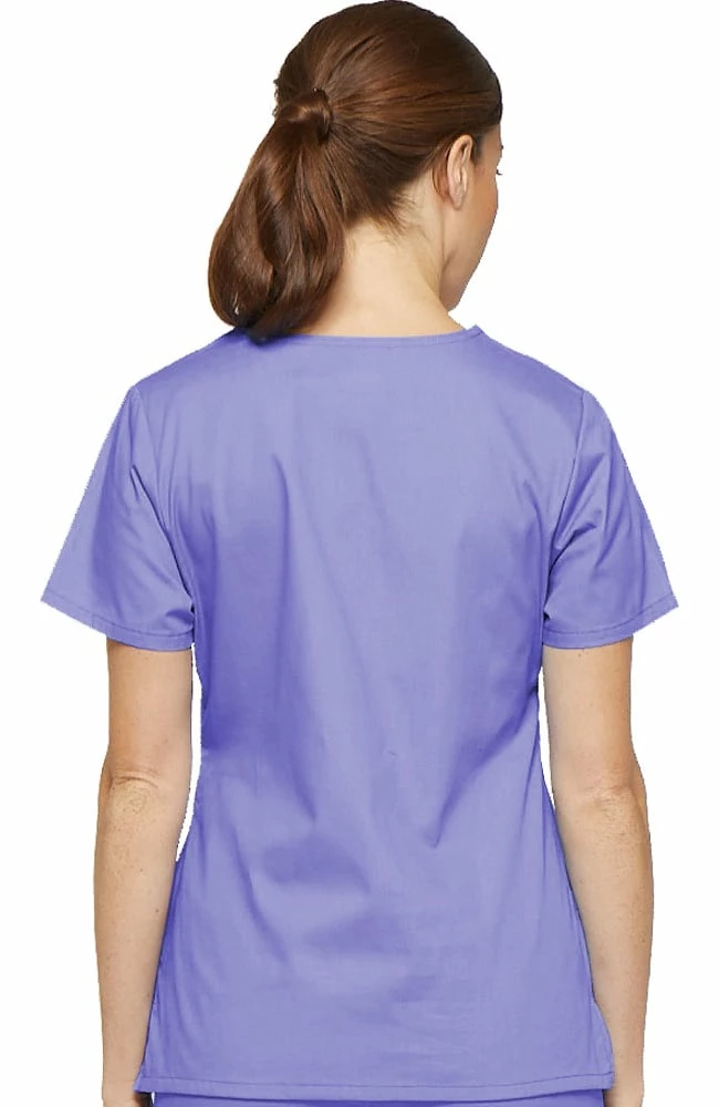 Dickies Women's Mock Wrap Top & Drawstring Pant Scrub Set - Image 2